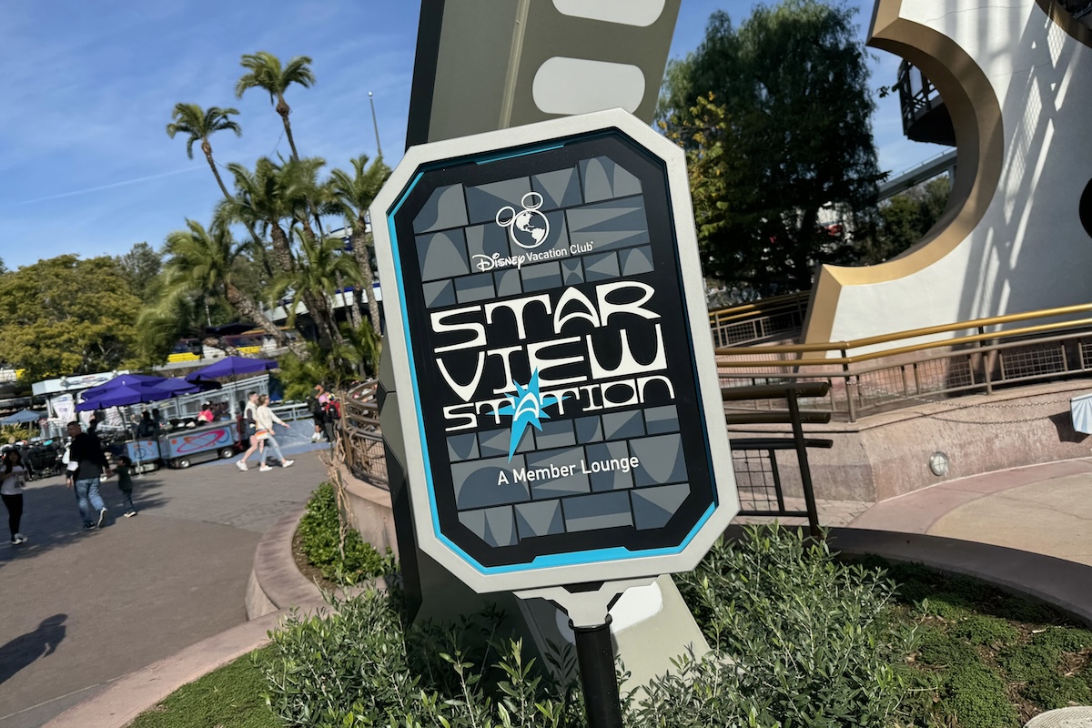 Star View Station Disneyland Sign