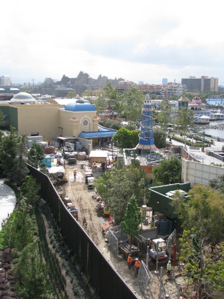 Disneyland Construction - April 2011