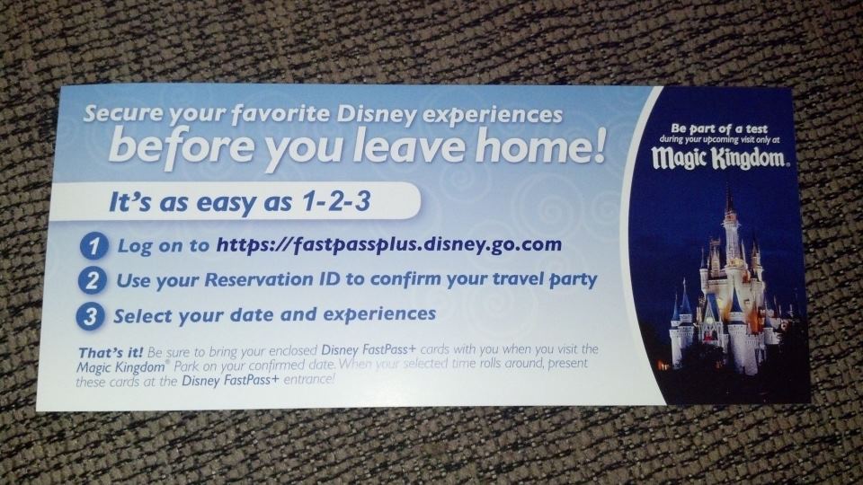 FASTPASS+ Materials