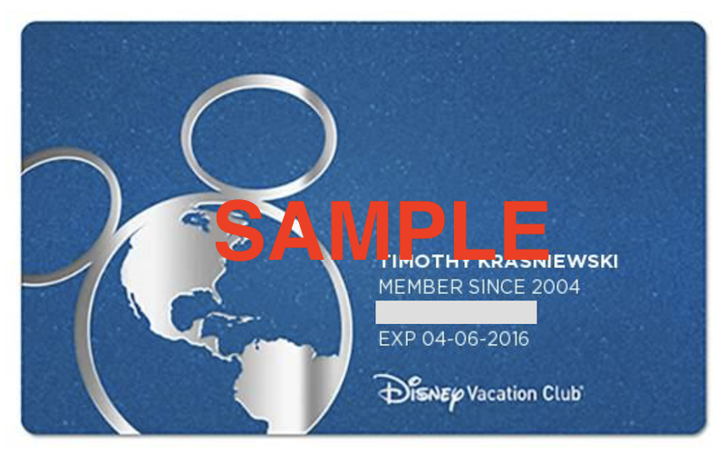 DVC Member ID card