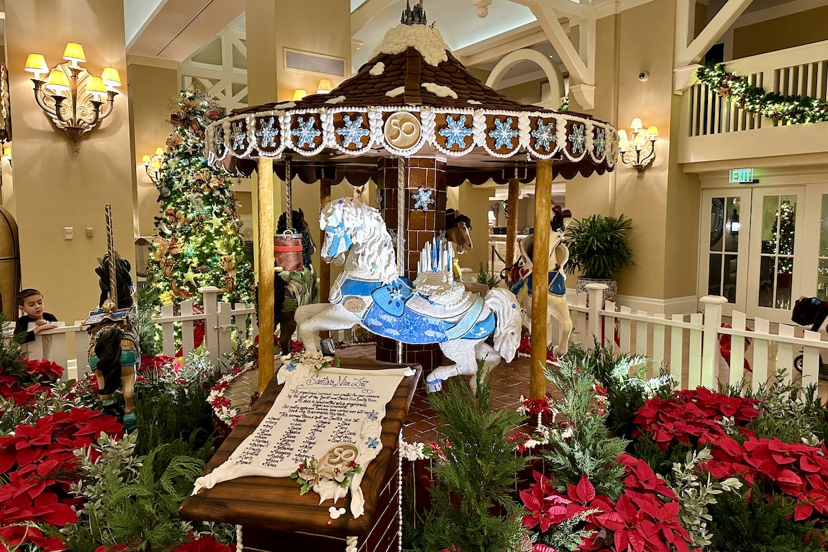 Disneys Beach Club Christmas Carousel