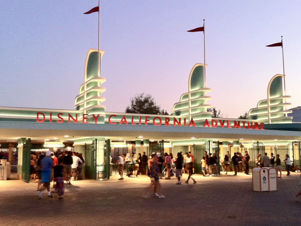 DCA Entrance Night