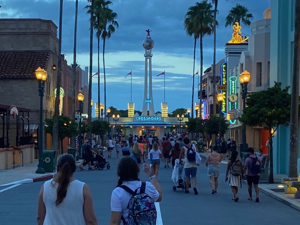 Disneys Hollywood Studios Night Crossroads