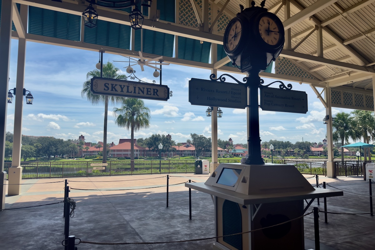 Disneys Riviera Resort Skyliner Station Carribbean Beach