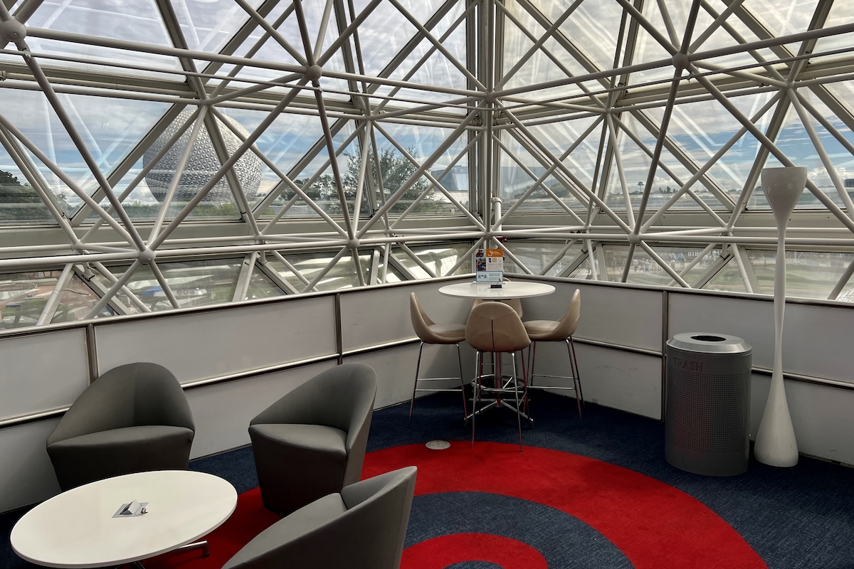 EPCOT Disney Vacation Club Lounge Spaceship Earth