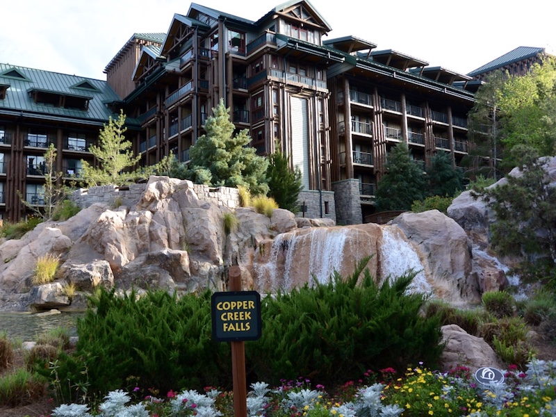 Wilderness Lodge Waterfall