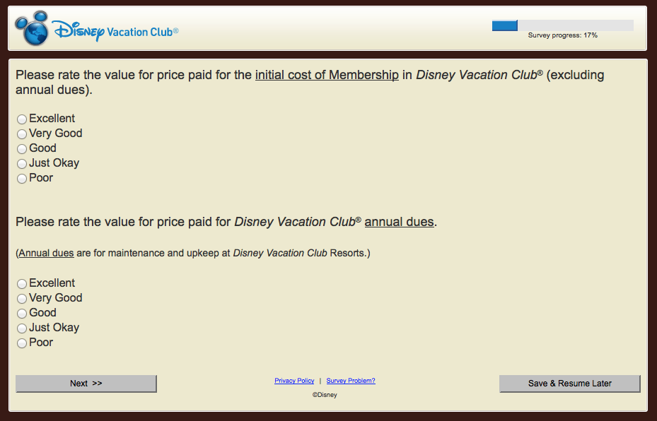 DVC Survey - March 2014