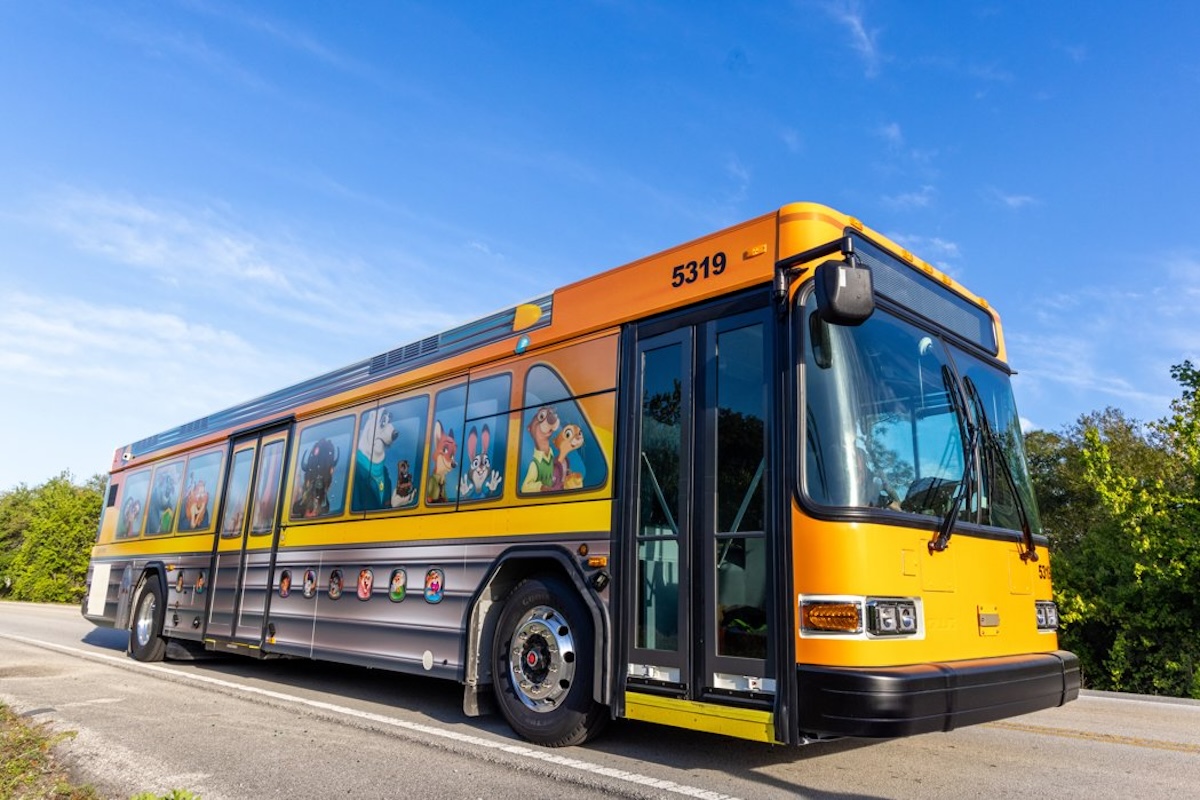 Walt Disney World Bus 2024 March Exterior