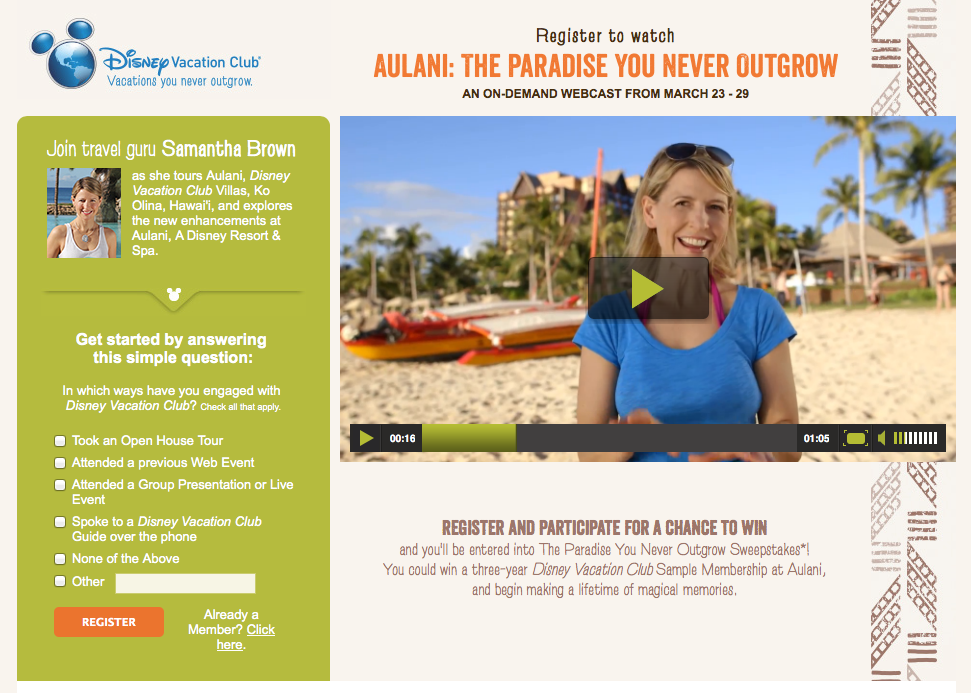 Aulani Webcast 2014