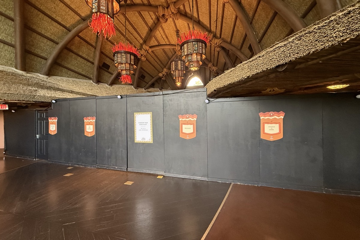 Disneys Animal Kingdom Villas Kidani Lobby Refurbishment 20260909c
