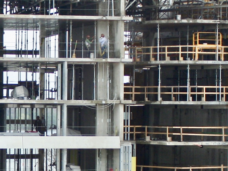 Construction progress - March 2008