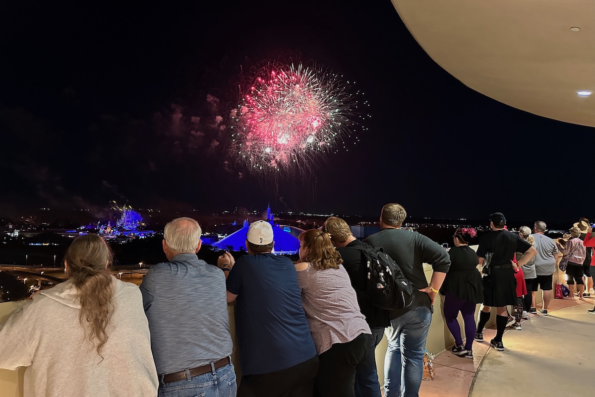 Fireworks viewing deck