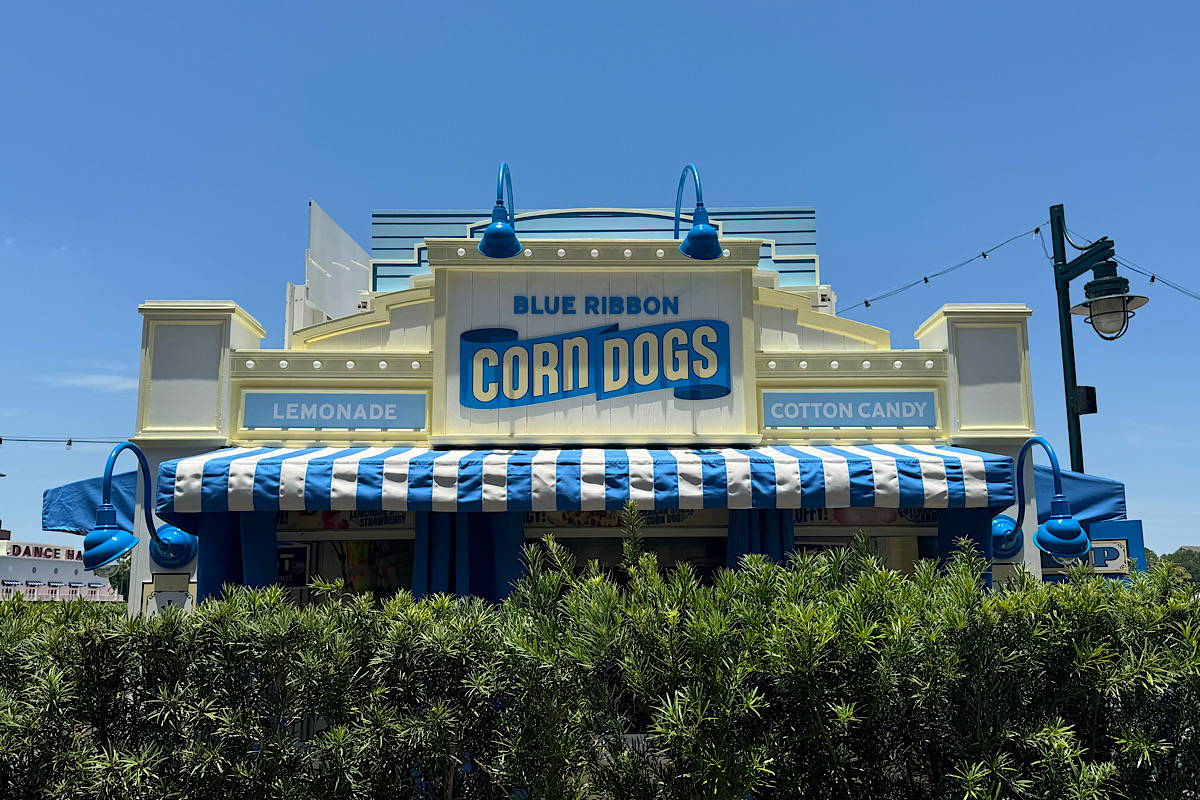 Blue Ribbon Corn Dogs Disneys Boardwalk 2024 May 2