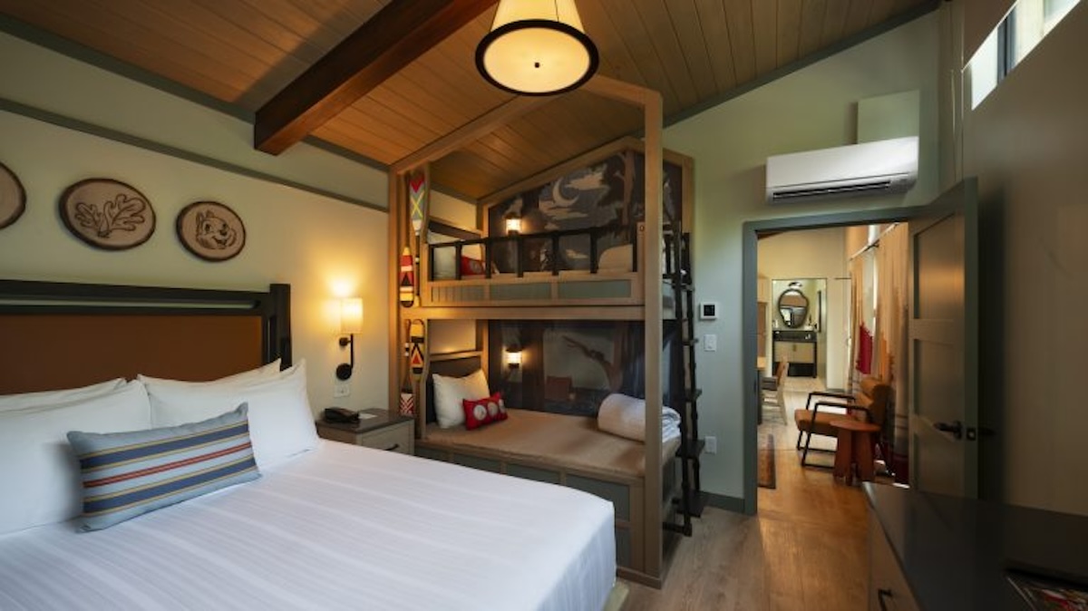 The Cabins at Disneys Fort Wilderness Bedroom Press