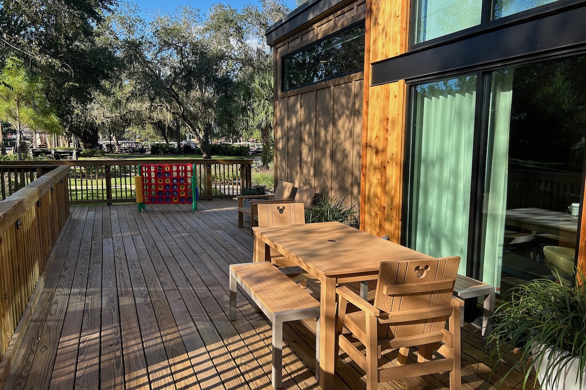 Cabins at Disneys Fort Wilderness Cabin Porch