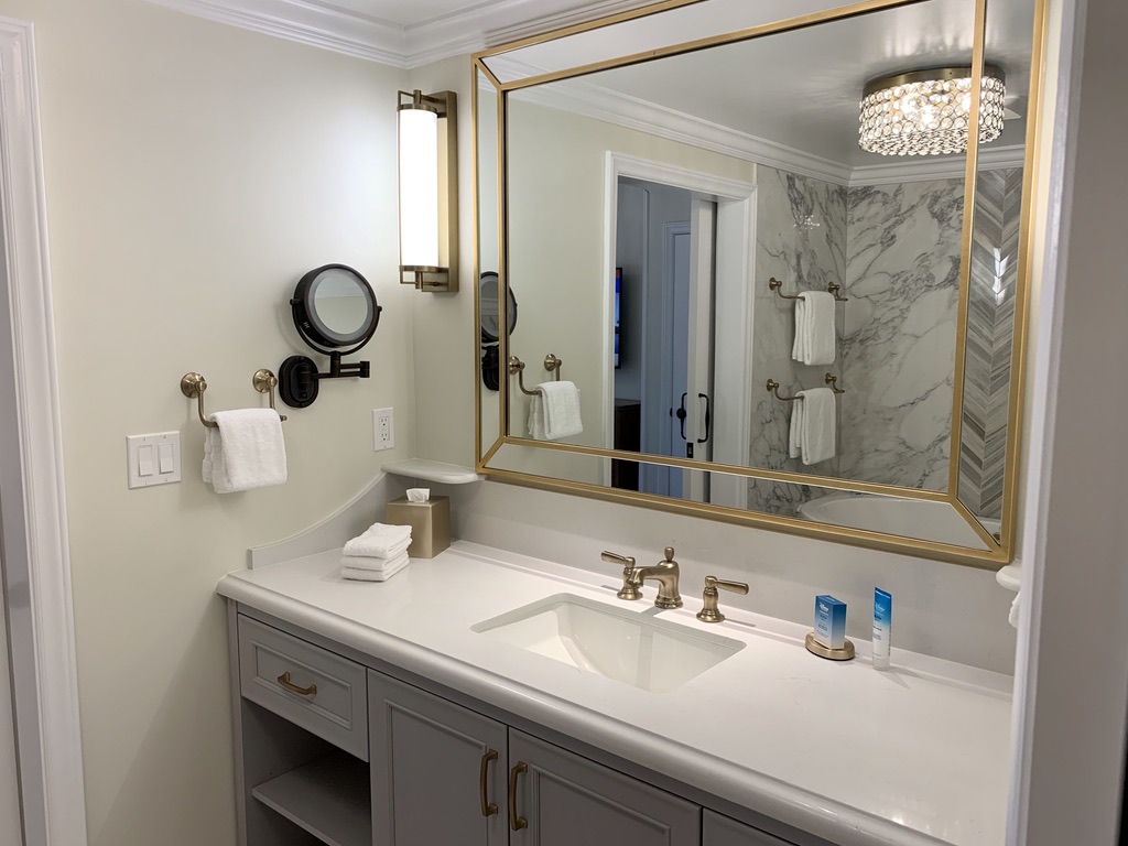 Master bathroom vanity