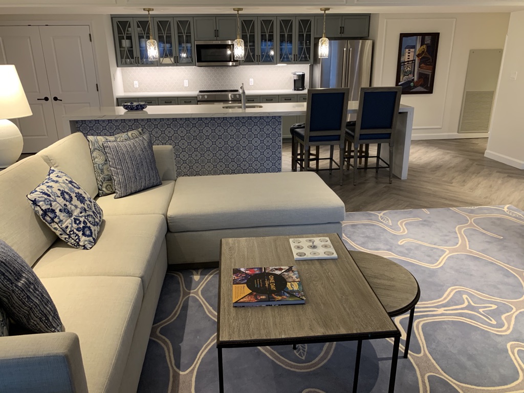 Living room, looking toward kitchen