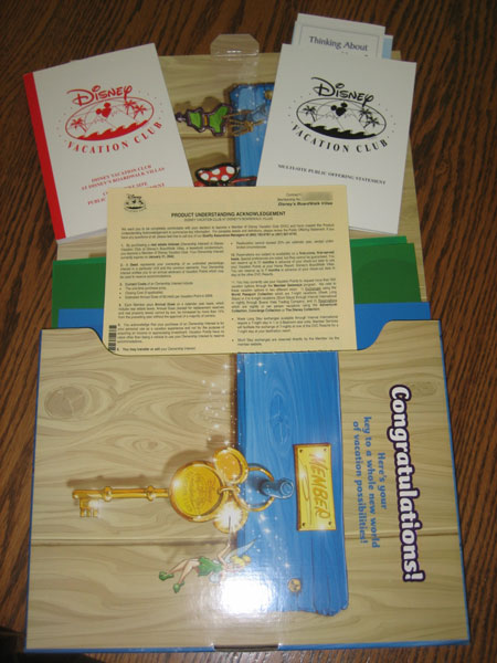 Welcome Kit (artwork copyright Disney)