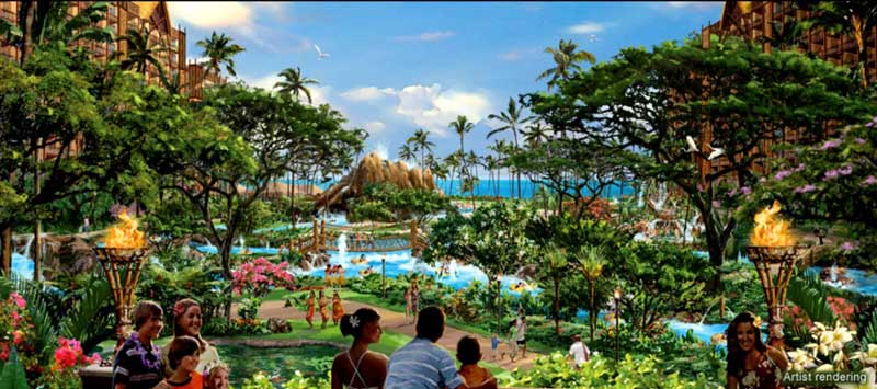 Ko Olina Concept Artwork (copyright Disney 2009)