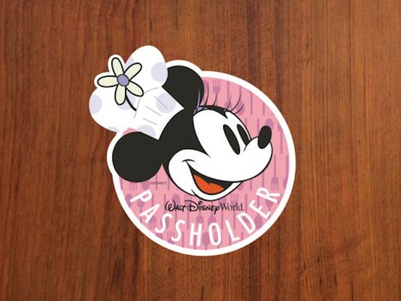 Passholder Minnie Magnet 2019