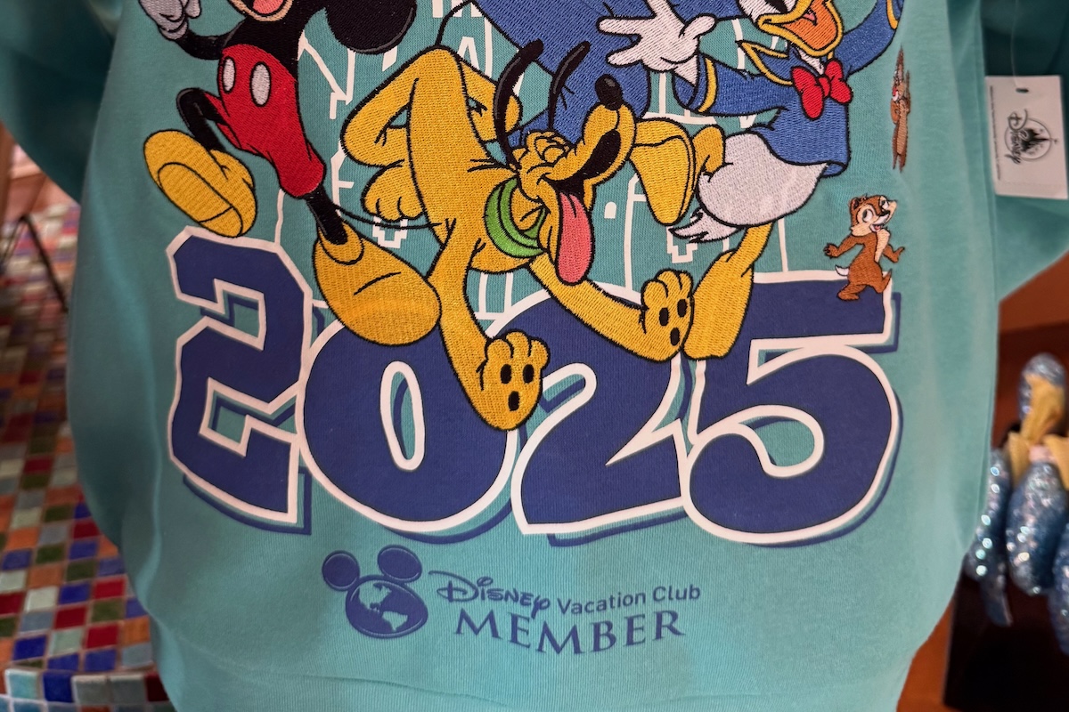 Disney Vacation Club Merchandise Year Sweatshirt Front Cropped 2025