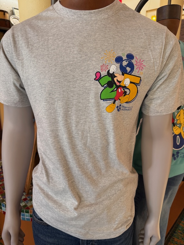 Disney Vacation Club Merchandise Year Tee Front 2025