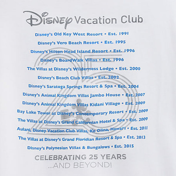 25th anniversary tee