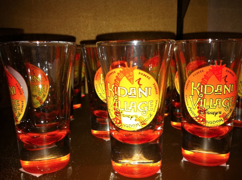 Kidani Village shot glass