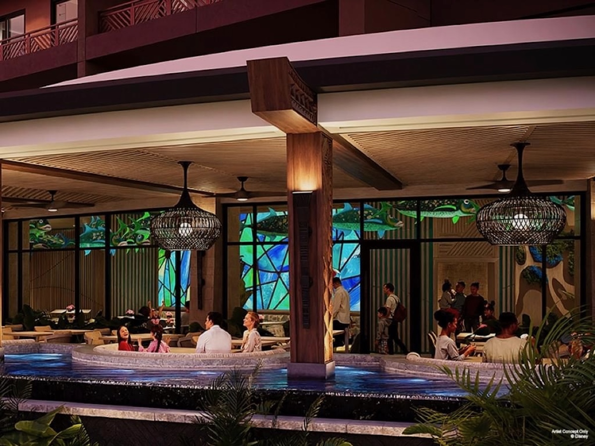 Island Tower Disneys Polynesian Villas Concept Wailulu Bar Grill 2