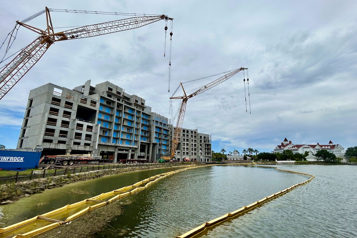 Disneys Polynesian Tower Construction 2023 June 5