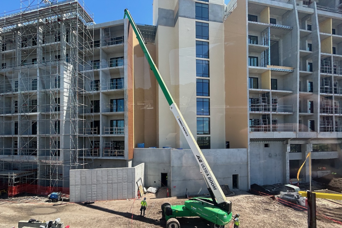 Disneys Polynesian Tower Construction 2024 April 5