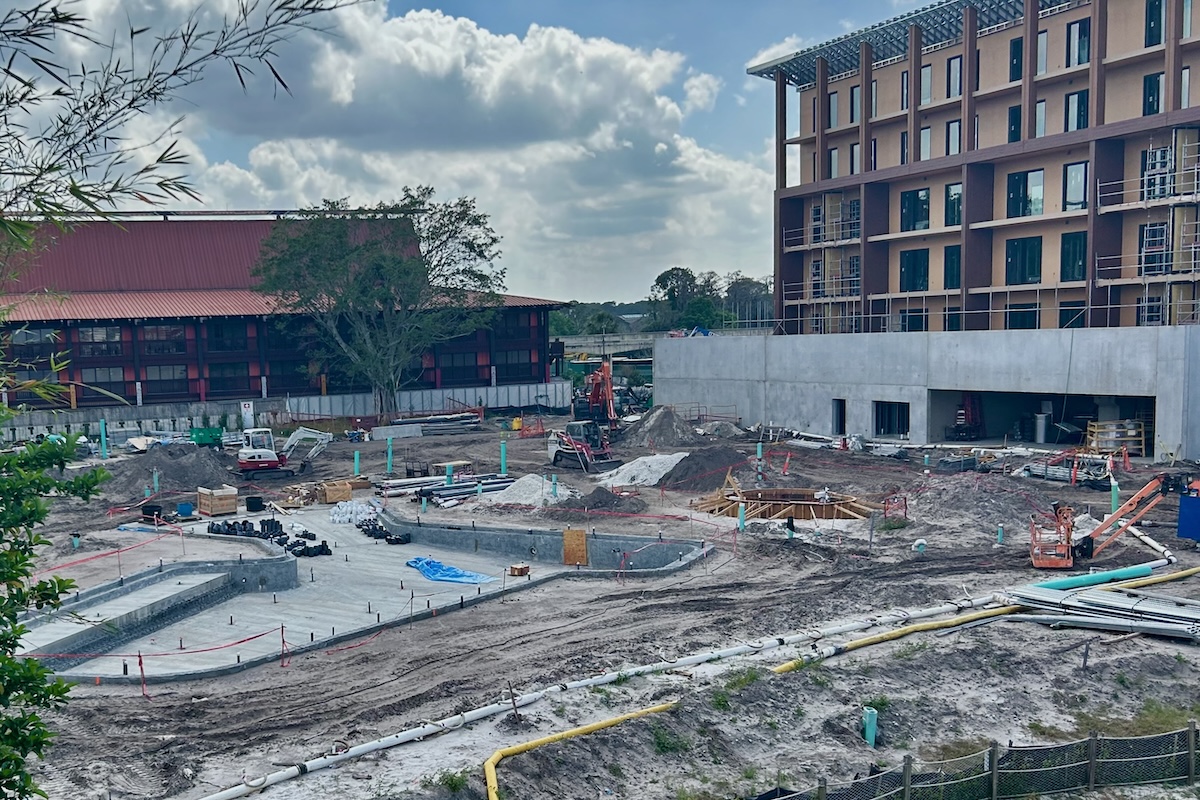 Disneys Polynesian Tower Construction 2024 March 1