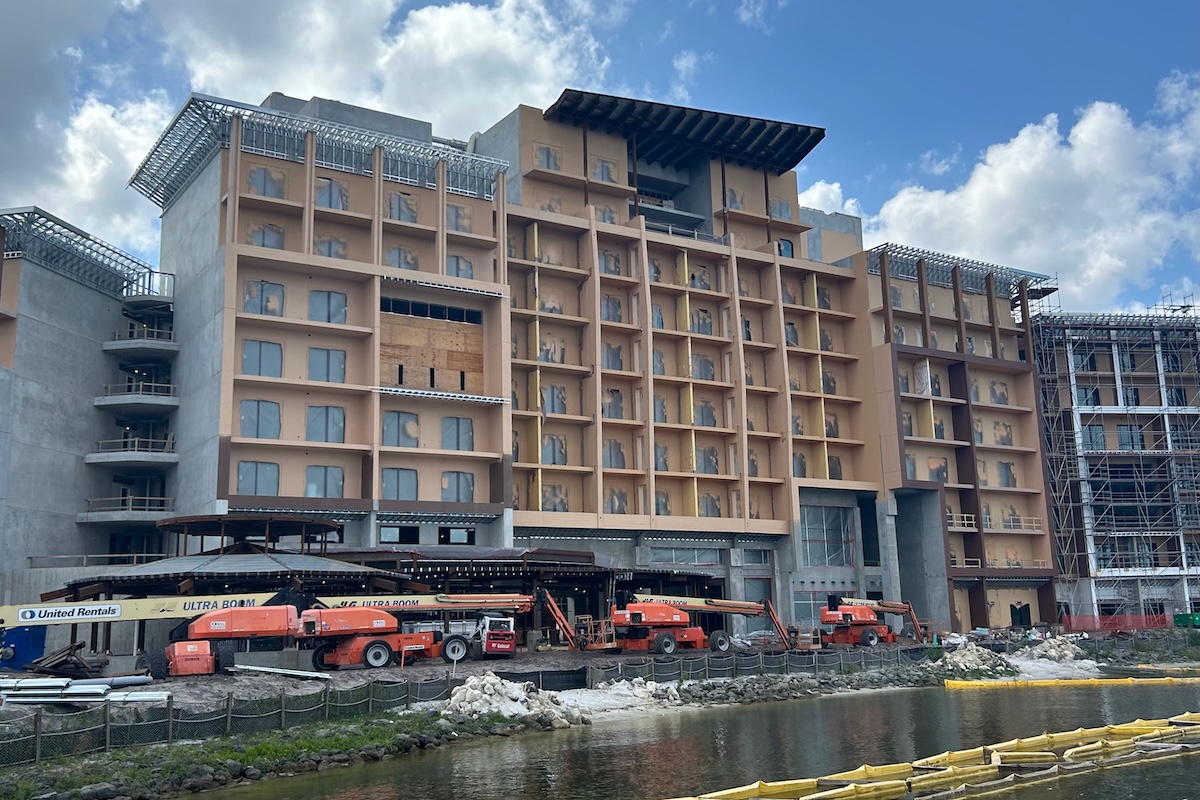 Disneys Polynesian Tower Construction 2024 March 2