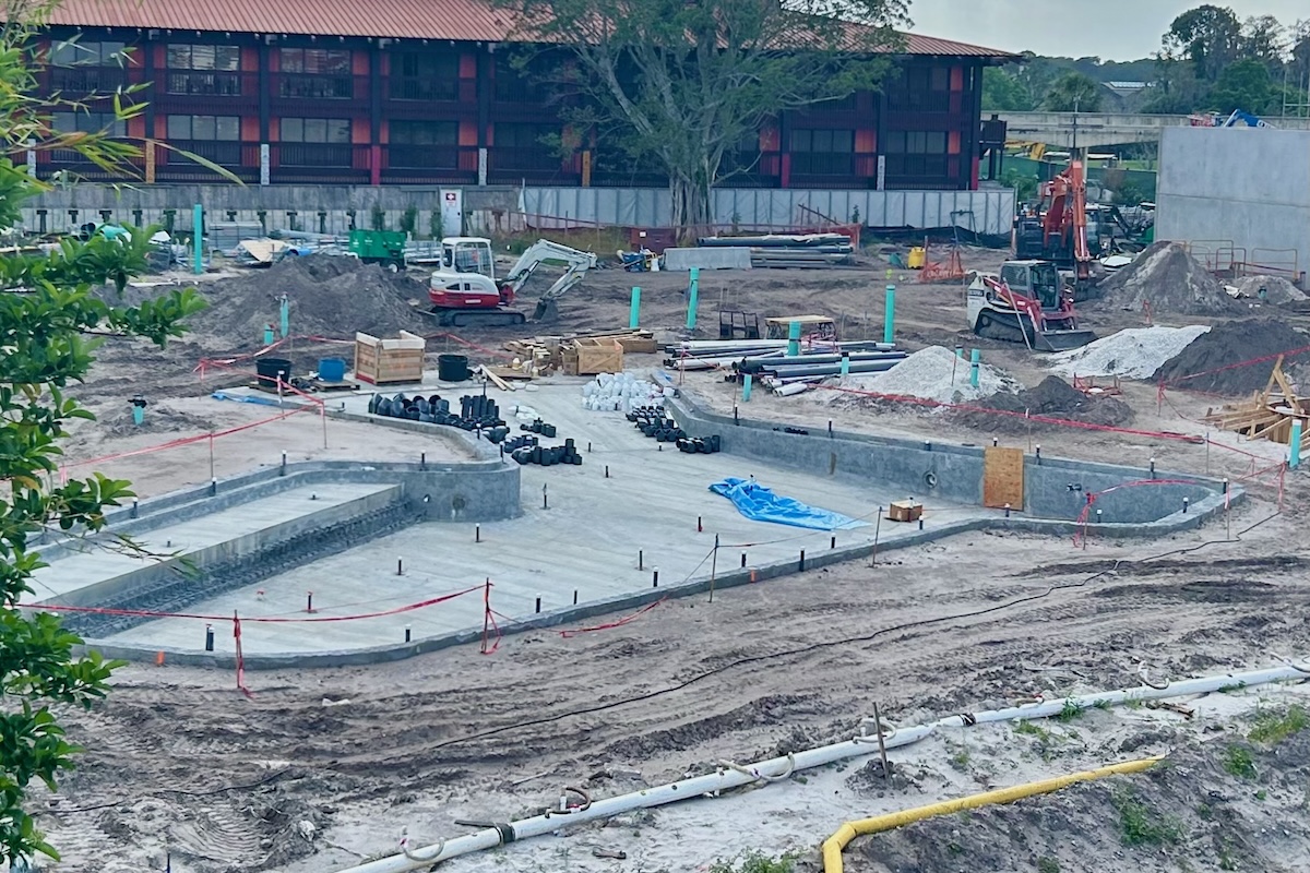 Disneys Polynesian Tower Construction 2024 March 6