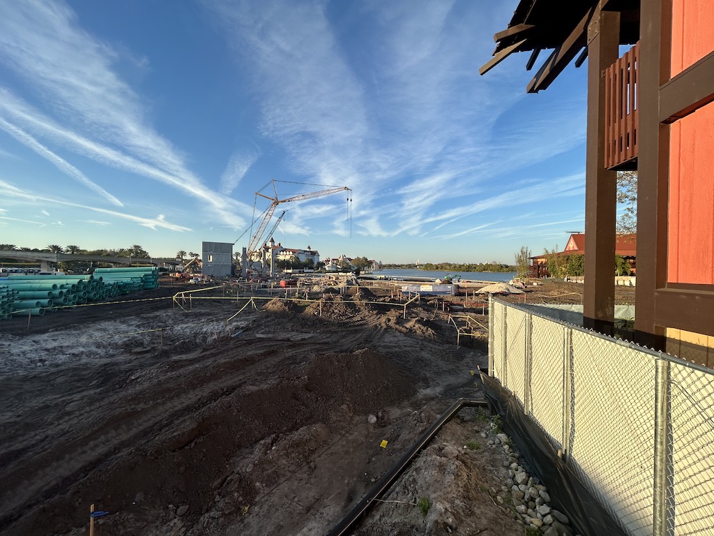 Disneys Polynesian Tower Construction March 2023