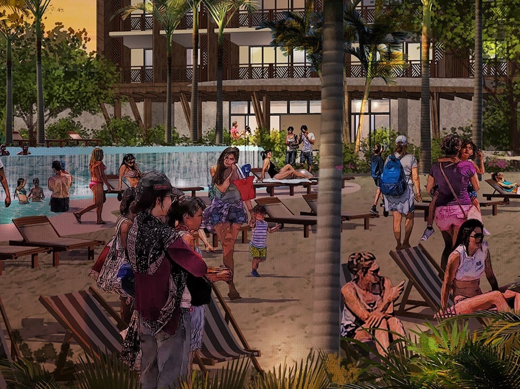 Polynesian Tower Pool