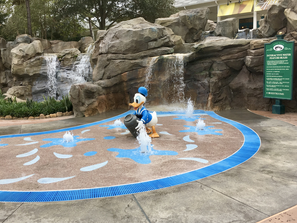 Donald Duck splash pad