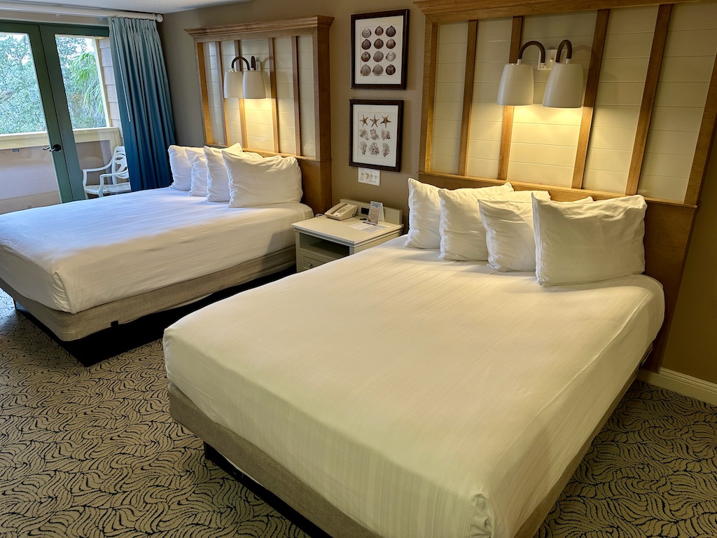 Inn room with two queen size beds