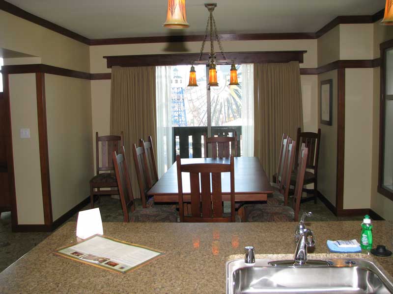Reverse angle on dining room
