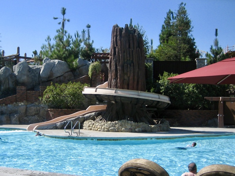 Redwood Pool slide