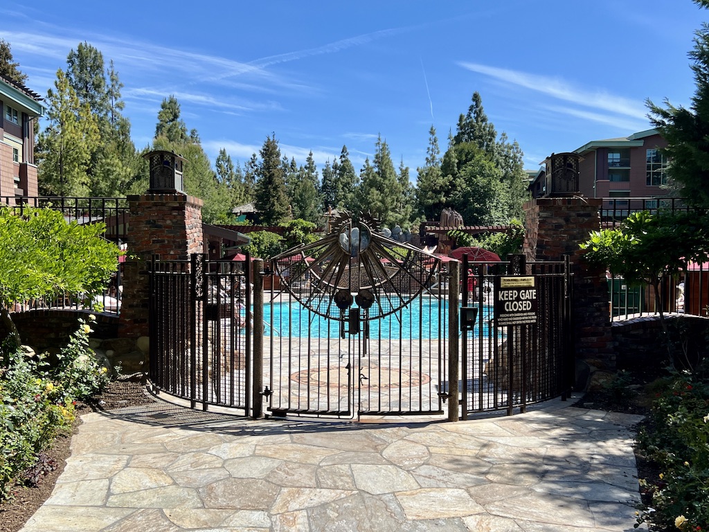 Main pool entrance