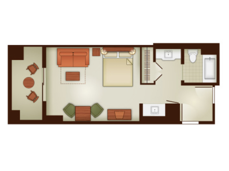 Deluxe Studio Villa floor plan