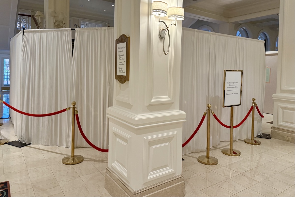 Disneys Grand Floridian Lobby Refurb 202509i
