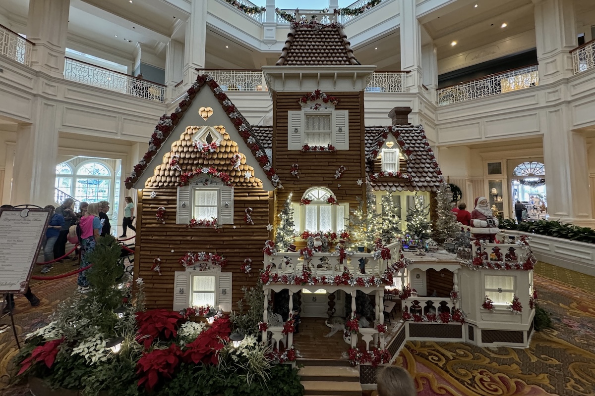 Disneys Grand Floridian Resort Gingerbread House 2023