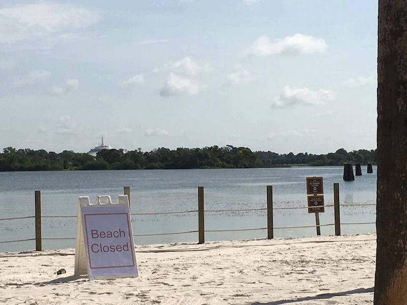 Walt Disney World Beach fence