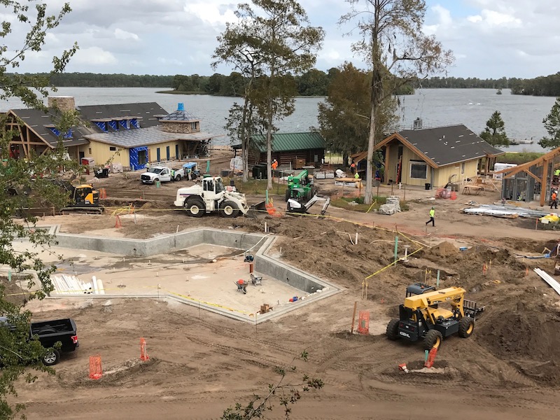 Wilderness Lodge Construction - October 2016