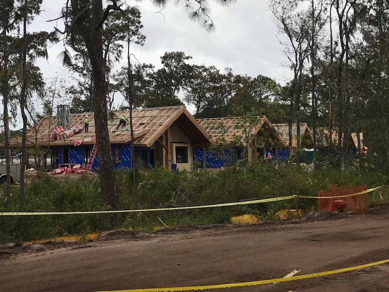 Wilderness Lodge Construction - October 2016