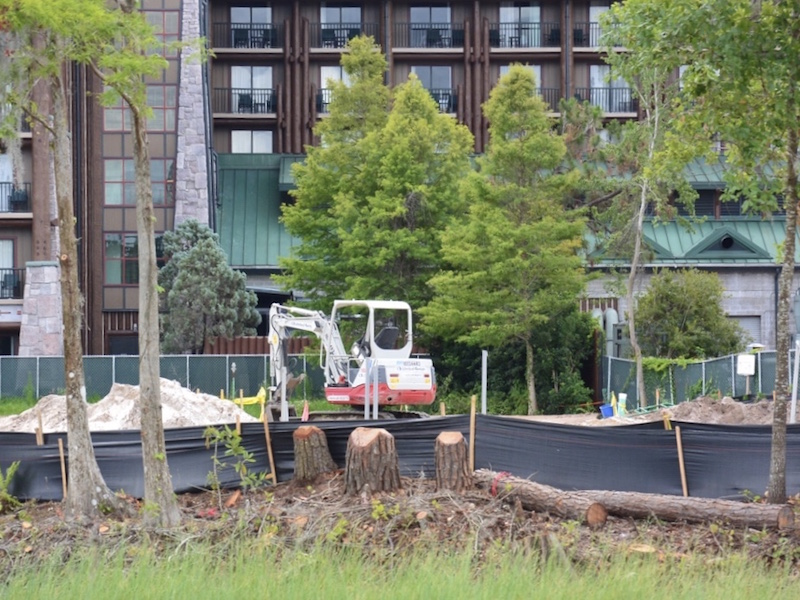 Wilderness Lodge Construction - June 2016