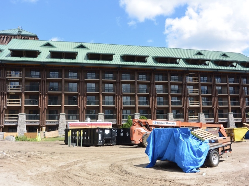 Wilderness Lodge Construction - June 2016