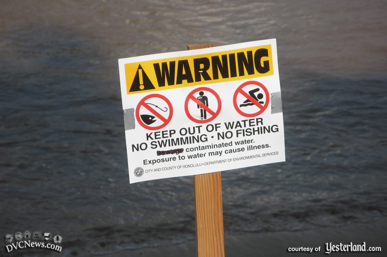 Polluted Ko Olina beach